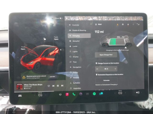7SAYGDEF4NF381740 Tesla Model Y Performance