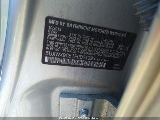 5UXWX9C51E0D21393 BMW X3 Xdrive28i