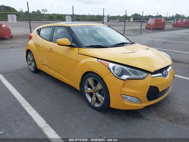 2013 HYUNDAI VELOSTER W/BLACK INT VIN: KMHTC6AD3DU112746