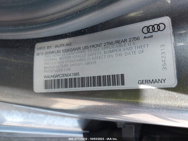 WAUHGAFC2EN041985 Audi A6 3.0t Prestige