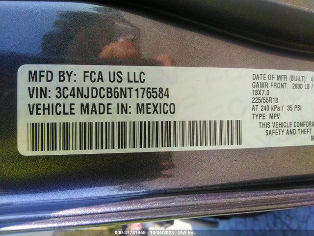 Jeep Compass Limited 4x4 2022 3C4NJDCB6NT176584 Image 9