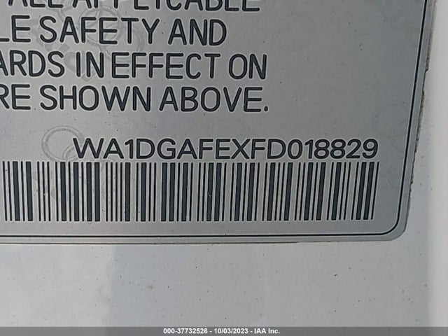 WA1DGAFEXFD018829 Audi Q7 3.0t S Line Prestige