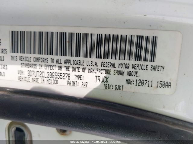 2011 RAM 2500 3D7UT2CL3BG555278 Photo 8