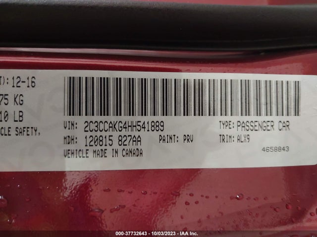 2C3CCAKG4HH541889 Chrysler 300 300c