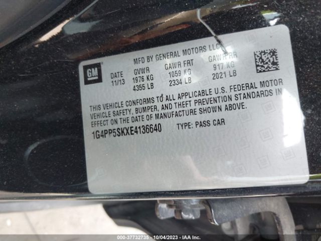 1G4PP5SKXE4136640 Buick Verano