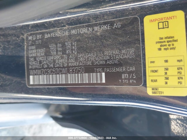 2012 MINI COOPER COUNTRYMAN WMWZC3C57CWL83750 Photo 8