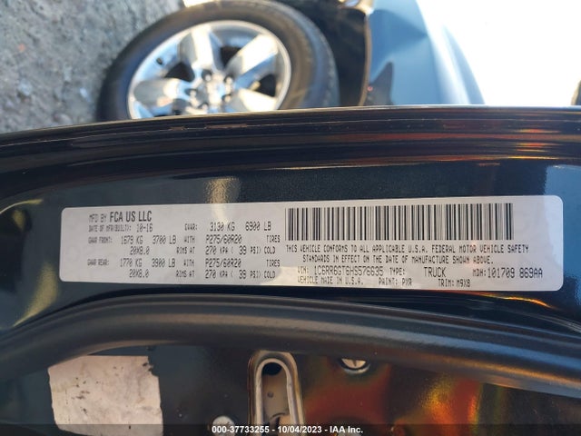 1C6RR6GT6HS576635 RAM 1500 Big Horn