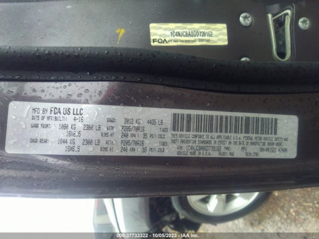 1C4NJCBA8GD739162 Jeep Compass Sport