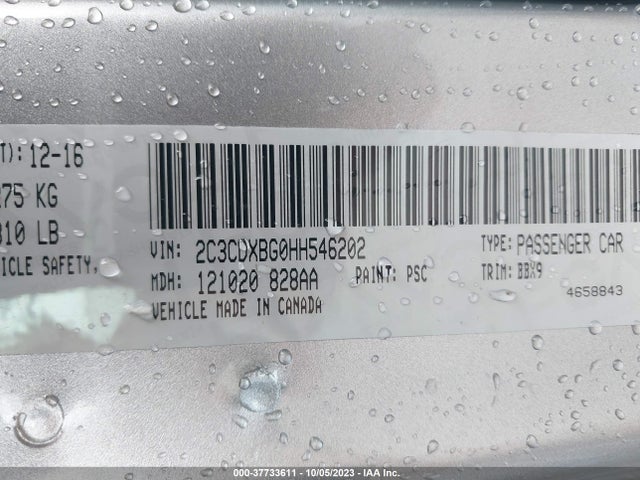 Dodge Charger Se Rwd 2017 2C3CDXBG0HH546202 Image 9