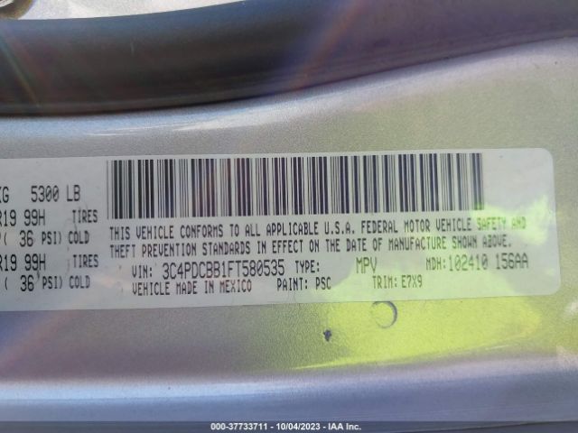 3C4PDCBB1FT580535 Dodge Journey Sxt