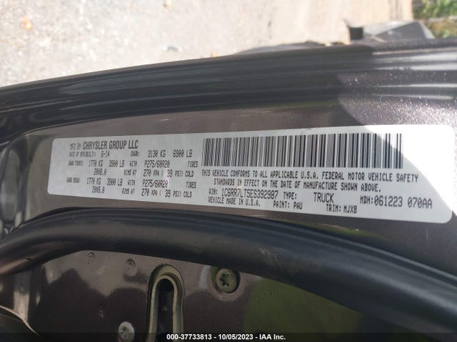 1C6RR7LT5ES392987 RAM 1500 Outdoorsman