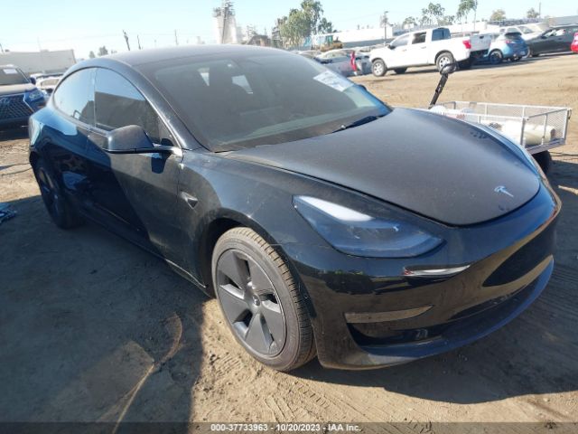 Auction sale of the 2022 Tesla Model 3 Rear-wheel Drive, vin: 5YJ3E1EA9NF360690, lot number: 37733963
