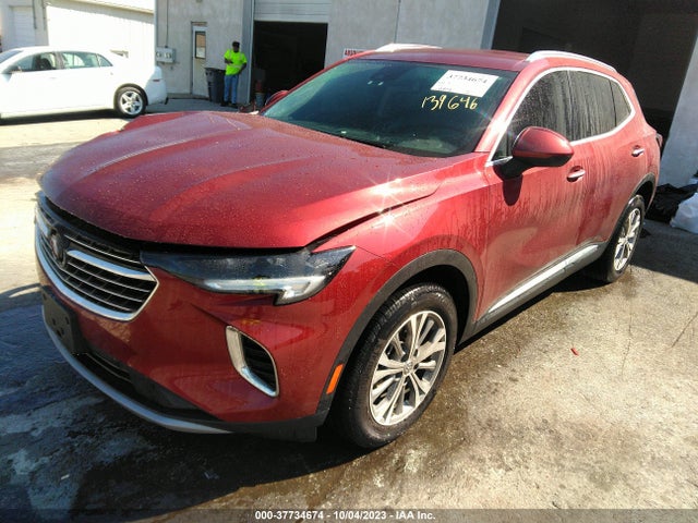 2022 BUICK ENVISION FWD PREFERRED VIN: LRBAZLR46ND139646