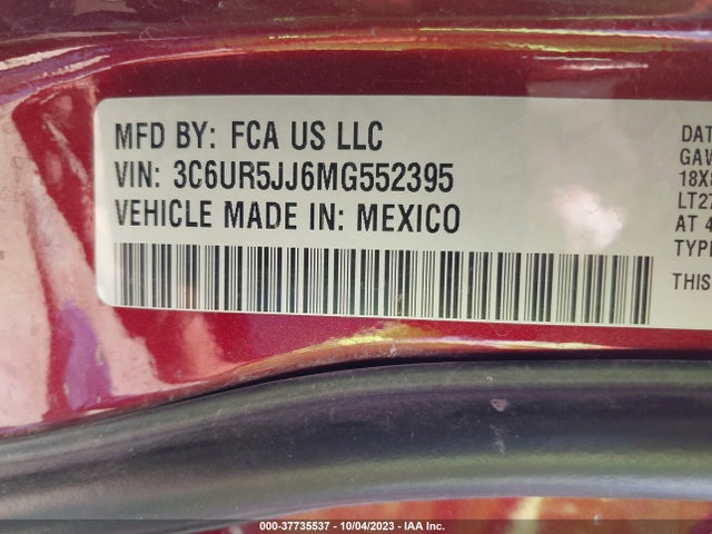 3C6UR5JJ6MG552395 RAM 2500 Big Horn