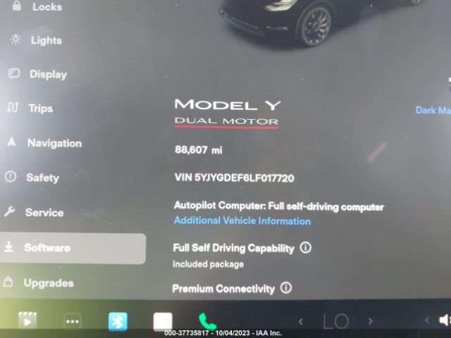 5YJYGDEF6LF017720 Tesla Model Y Long Range/performance
