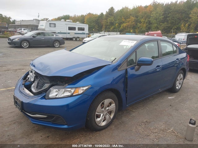 Honda Civic Sedan Lx 2014 2HGFB2F56EH501420 Image 2