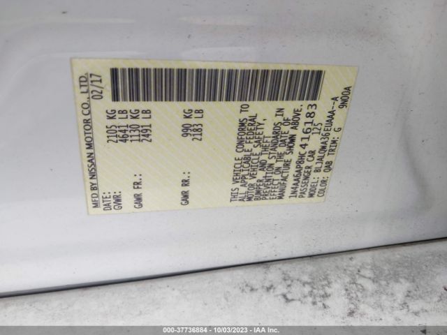 1N4AA6AP8HC416183 Nissan MAXIMA S