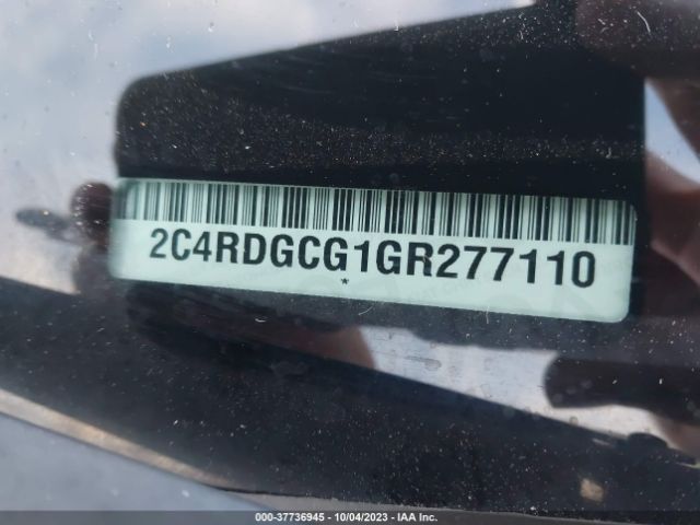 2C4RDGCG1GR277110 Dodge Grand Caravan Sxt Plus