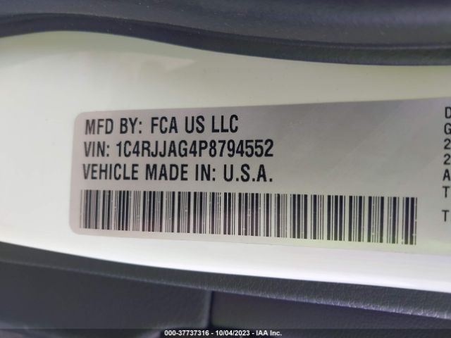 1C4RJJAG4P8794552 Jeep Grand Cherokee L Altitude 4x2