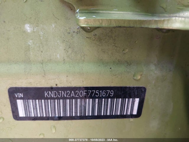 KIA Soul Base 2015 KNDJN2A20F7751679 Image 9