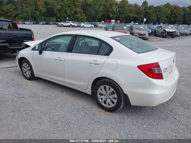 2012 HONDA CIVIC LX VIN: 19XFB2F56CE312287