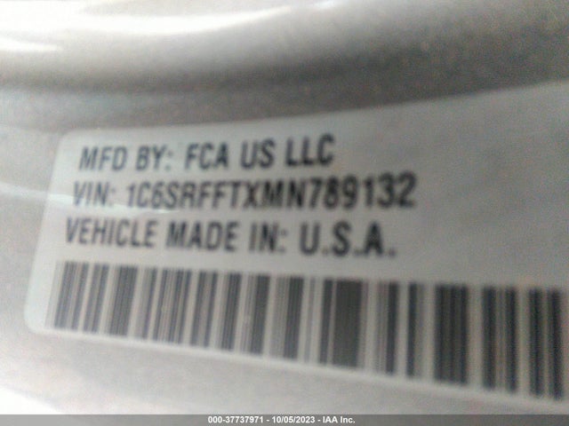 1C6SRFFTXMN789132 RAM 1500 Big Horn