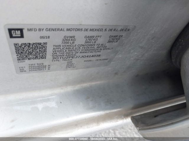 3GTU2PEJ7JG414038 GMC Sierra 1500 Denali