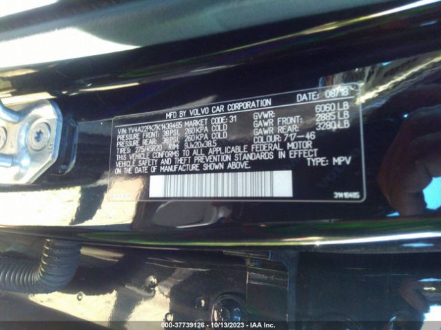 YV4A22PK7K1439465 Volvo Xc90 T6 Momentum
