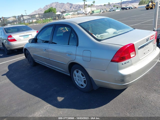 2002 HONDA CIVIC LX VIN: 2HGES16512H572249