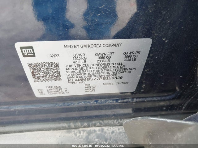 2023 BUICK ENCORE GX PREFERRED FWD VIN: KL4MMBS27PB129829