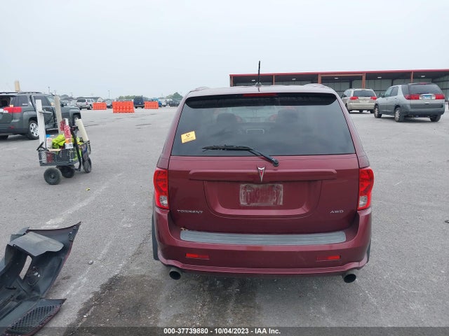 2009 PONTIAC TORRENT GXP VIN: 2CKDL637X96237872