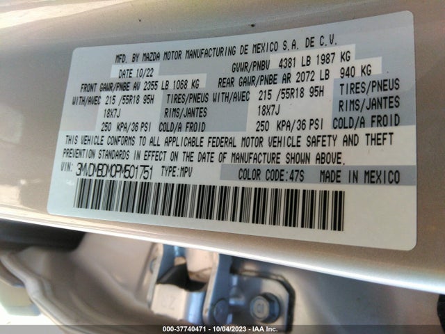 Mazda Cx-30 2.5 S Premium Package 2023 3MVDMBDM0PM501751 Image 9