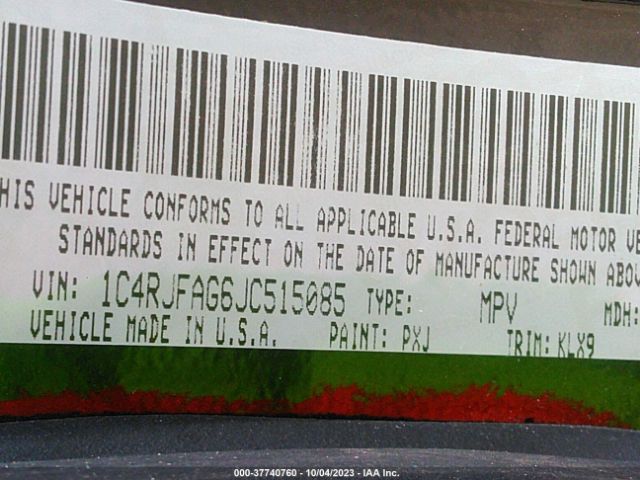1C4RJFAG6JC515085 Jeep Grand Cherokee Altitude