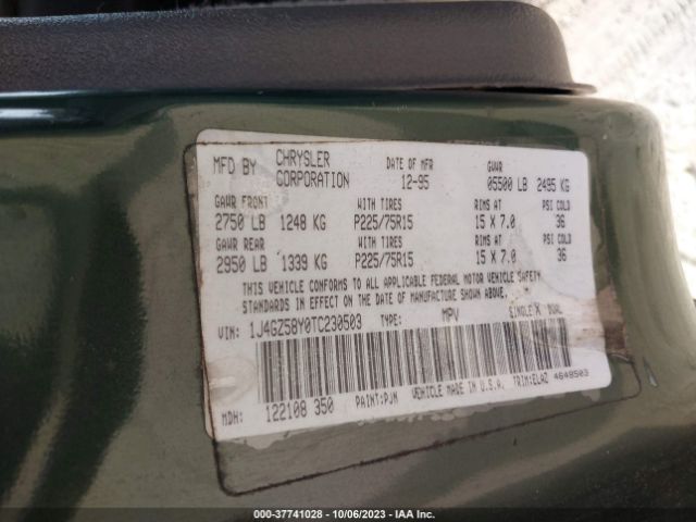 1996 JEEP GRAND CHEROKEE 1J4GZ58Y0TC230503 Photo 8