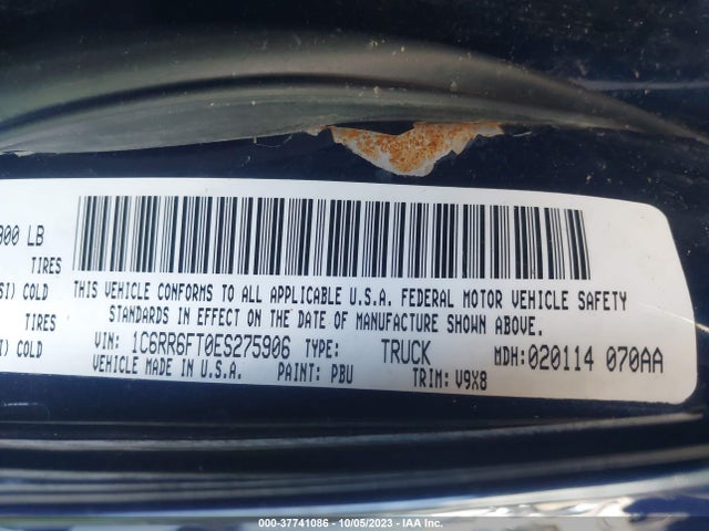 RAM 1500 Express 2014 1C6RR6FT0ES275906 Image 9