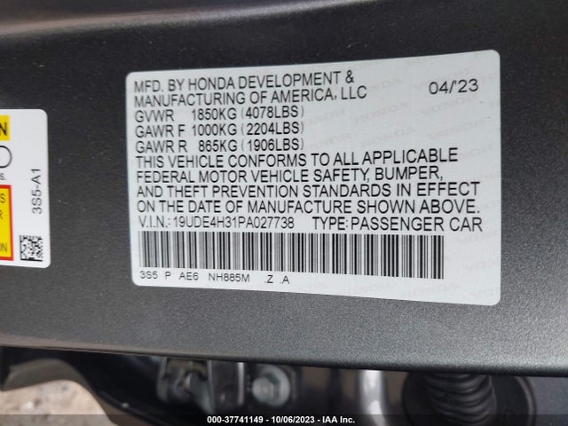 Acura Integra W/a-spec Package 2023 19UDE4H31PA027738 Image 9