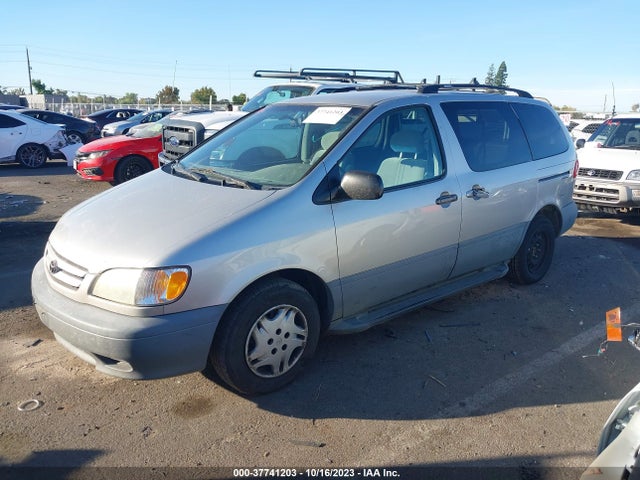 2002 TOYOTA SIENNA CE VIN: 4T3ZF19CX2U454893