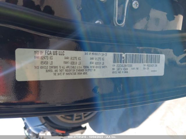 2C3CDXGJ9KH732381 Dodge Charger Scat Pack Rwd