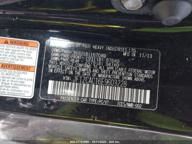 JF1ZCAC16E9603228 Subaru Brz Limited