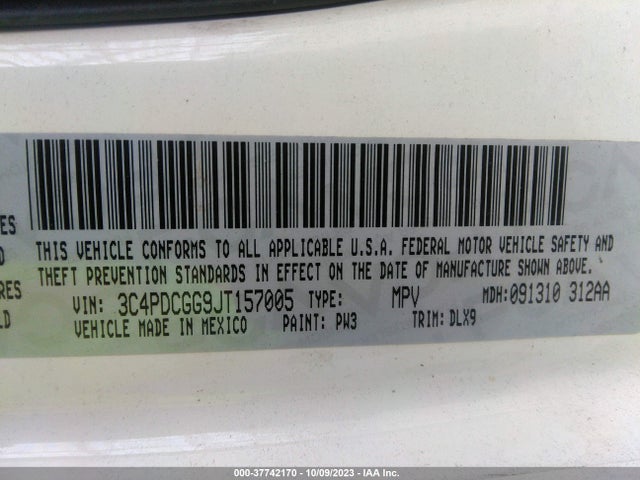 Dodge Journey Crossroad 2018 3C4PDCGG9JT157005 Image 9