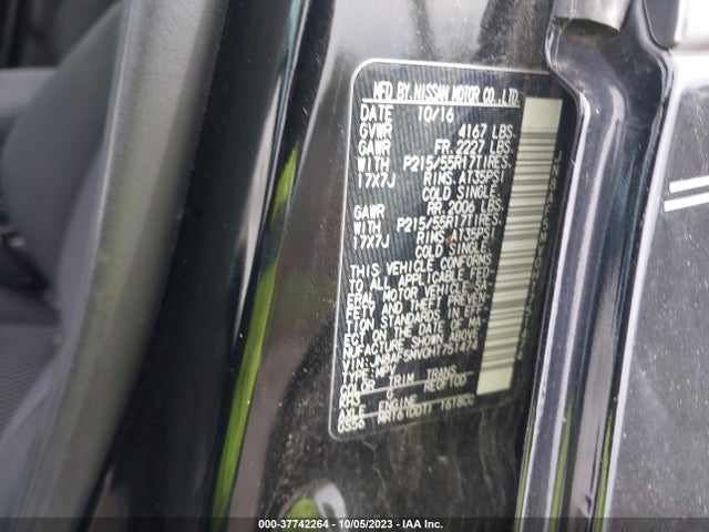 Nissan JUKE S 2017 JN8AF5MV0HT751474 Image 9