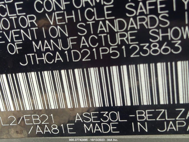 JTHCA1D21P5123863 Lexus Is Is 300