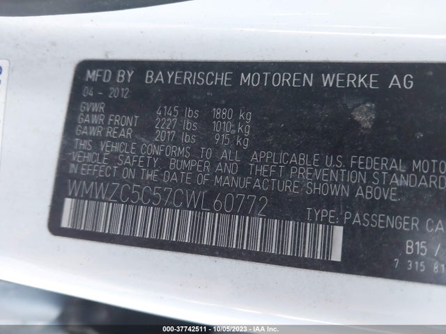 2012 MINI COOPER COUNTRYMAN WMWZC5C57CWL60772 Photo 8