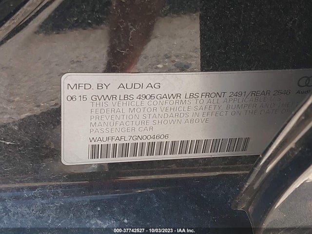 Audi A4 Premium Plus 2016 WAUFFAFL7GN004606 Image 9