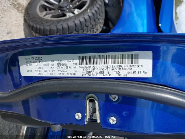 1C6RR7LT1GS106216 RAM 1500 Big Horn