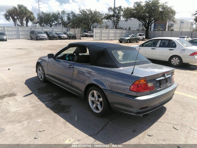 2003 BMW 325CI VIN: WBABS33483PG89901