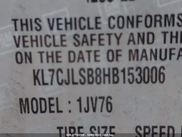 Chevrolet Trax Lt 2017 KL7CJLSB8HB153006 Image 9