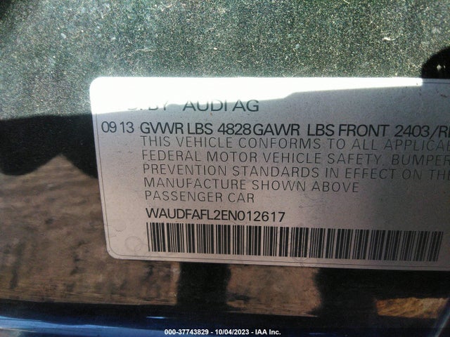 WAUDFAFL2EN012617 Audi A4 PREMIUM