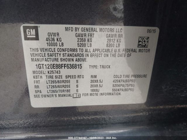 1GT120E88FF636815 GMC Sierra 2500hd Denali