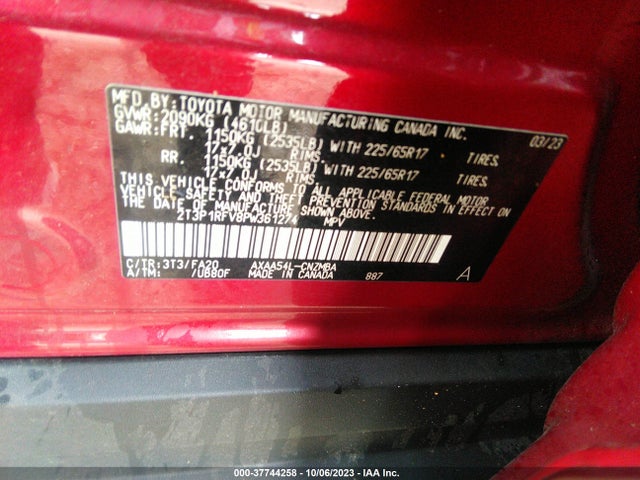 Toyota Rav4 Xle 2023 2T3P1RFV8PW361274 Image 9
